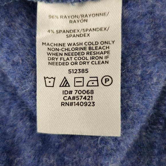 Loft Outlet Lounge vneck knit tunic XL - Picture 4 of 8